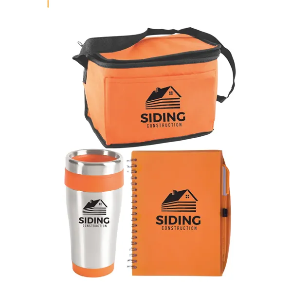 Employee Swag Bundle: Journal,Cooler & Tumbler - Employee Swag Bundle: Journal,Cooler & Tumbler - Image 0 of 10