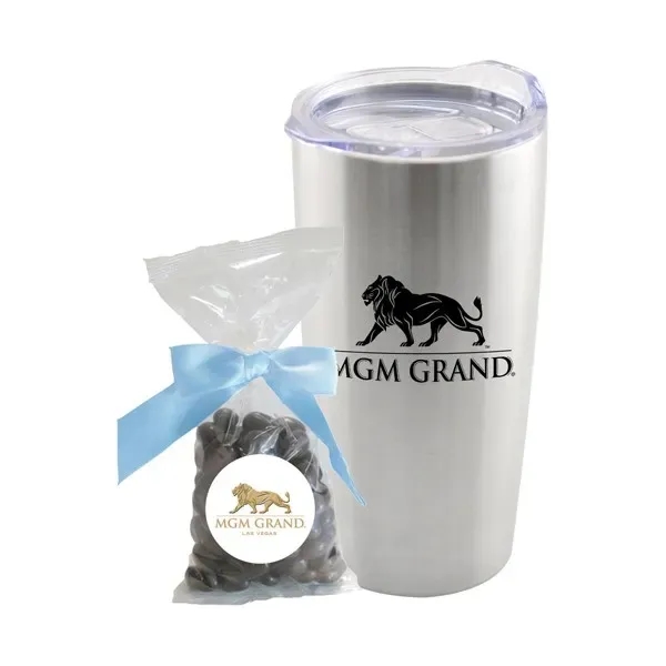 Tumbler with Dark Chocolate Almonds Mug Drop