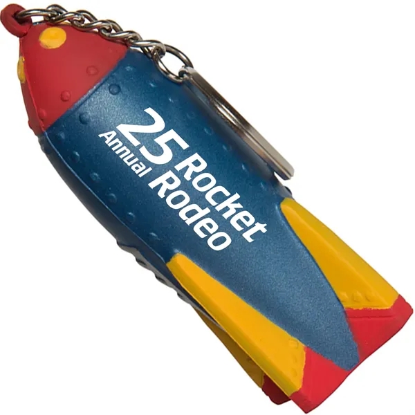Rocket Stress Reliever Keychain