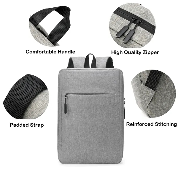 Budget-Friendly Lightweight Laptop Backpack - Budget-Friendly Lightweight Laptop Backpack - Image 3 of 7