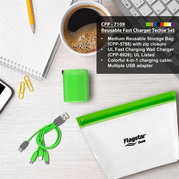 REUSABLE FAST CHARGER TECHIE SET - REUSABLE FAST CHARGER TECHIE SET - Image 14 of 14
