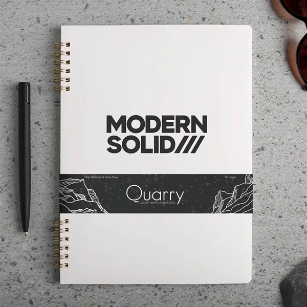 Quarry Stone Paper™ Ring Bound Notebook - Quarry Stone Paper™ Ring Bound Notebook - Image 3 of 6