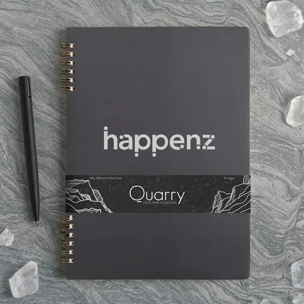 Quarry Stone Paper™ Ring Bound Notebook - Quarry Stone Paper™ Ring Bound Notebook - Image 2 of 6