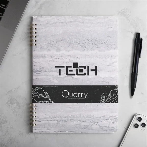 Quarry Stone Paper™ Ring Bound Notebook - Quarry Stone Paper™ Ring Bound Notebook - Image 0 of 6