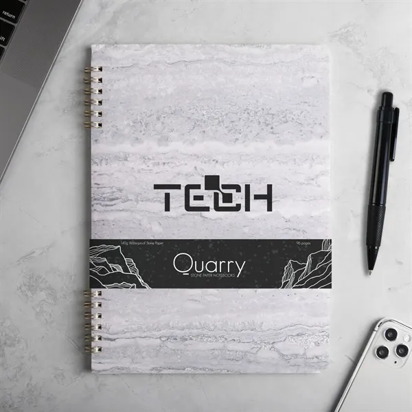 Custom Quarry Stone Paper™ Ring Bound Notebook