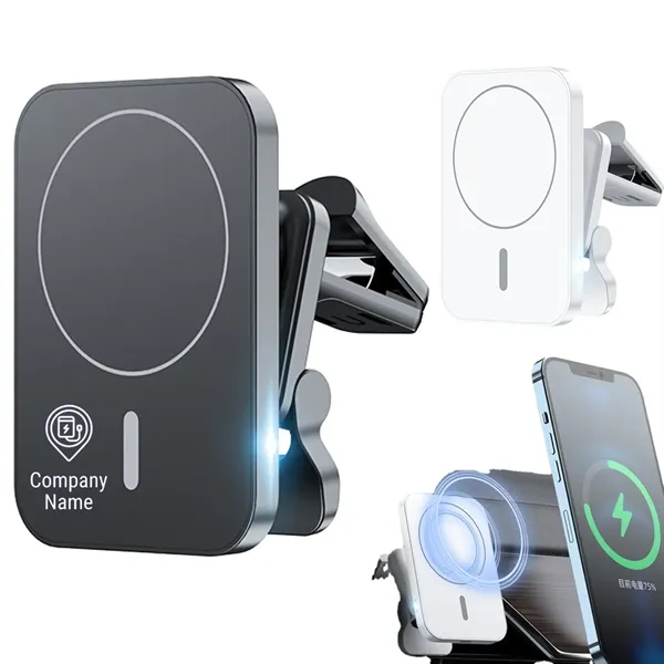 15W Magnetic Wireless Car Charger - 15W Magnetic Wireless Car Charger - Image 0 of 4