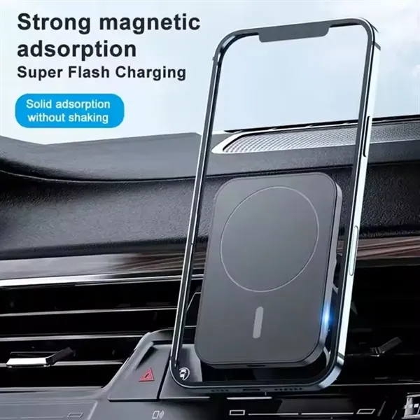 15W Magnetic Wireless Car Charger - 15W Magnetic Wireless Car Charger - Image 1 of 4