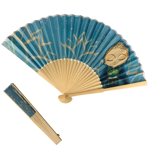 Printed Dynasty Hand Fan - Printed Dynasty Hand Fan - Image 3 of 6