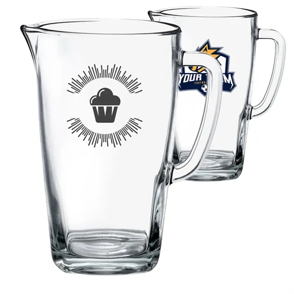42 oz. Napoles Glass Pitchers W/ Custom logo - 42 oz. Napoles Glass Pitchers W/ Custom logo - Image 0 of 1