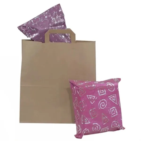 13 X 15 Inch Custom Paper Shopping Bag With Handles - 13 X 15 Inch Custom Paper Shopping Bag With Handles - Image 0 of 1