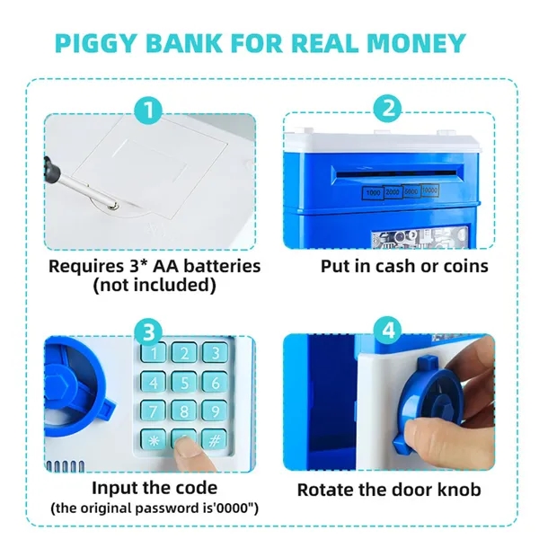 Auto Scroll Paper Money Saving Box - Auto Scroll Paper Money Saving Box - Image 2 of 6