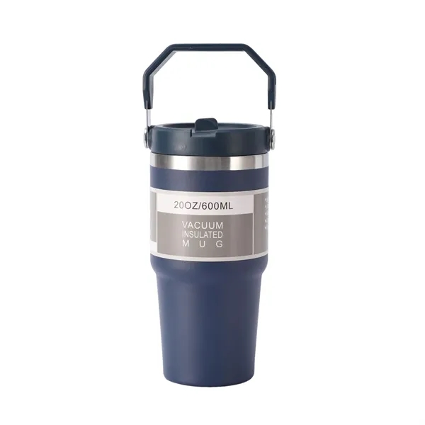 Double-Wall Insulated Thermal Tumbler with Handle, 20 oz. - Double-Wall Insulated Thermal Tumbler with Handle, 20 oz. - Image 2 of 10
