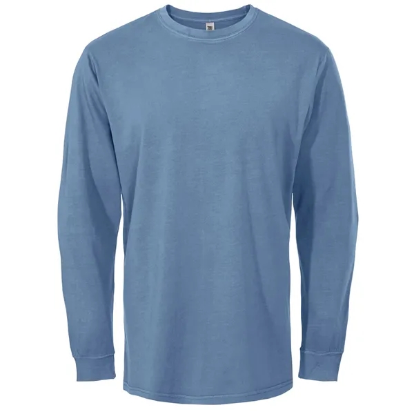Unisex garment dyed long sleeve t-shirt - Unisex garment dyed long sleeve t-shirt - Image 5 of 8