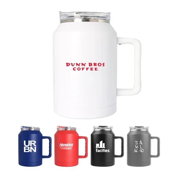 50 Oz. Double Wall Steel Mega Mug - 50 Oz. Double Wall Steel Mega Mug - Image 0 of 5