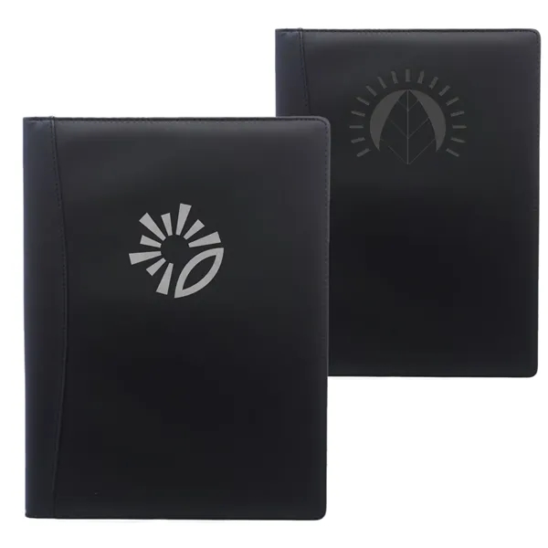 Leather Portfolio Journal W/ Notepad & Calculator