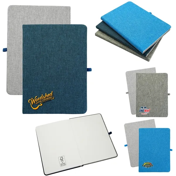 Recycled Two Tone Notebook - Recycled Two Tone Notebook - Image 0 of 9