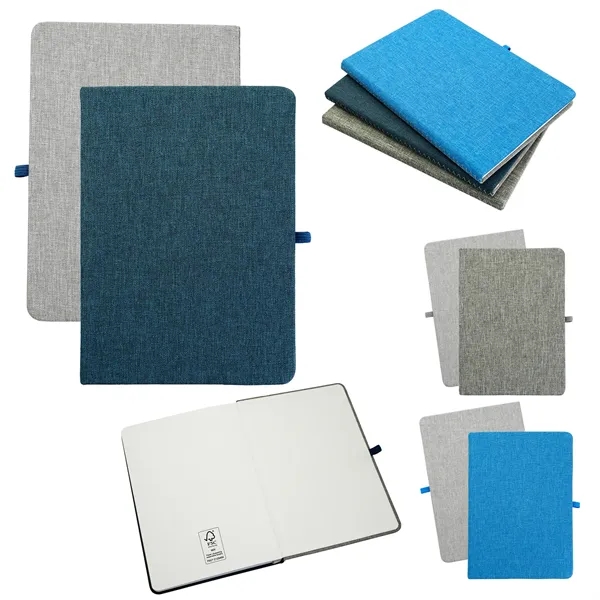 Recycled Two Tone Notebook - Recycled Two Tone Notebook - Image 8 of 9