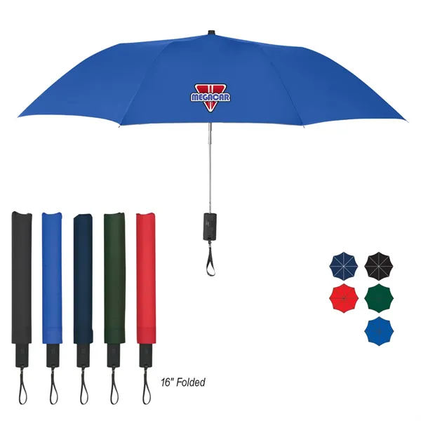 44" Arc Automatic Open Telescopic Folding Umbrella - 44" Arc Automatic Open Telescopic Folding Umbrella - Image 0 of 30