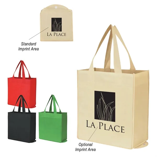 Non-Woven Foldable Shopper Tote Bag - Non-Woven Foldable Shopper Tote Bag - Image 0 of 21