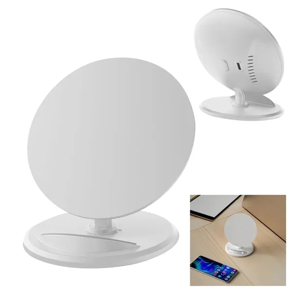 10W Round Wireless Charger & Stand - 10W Round Wireless Charger & Stand - Image 2 of 2