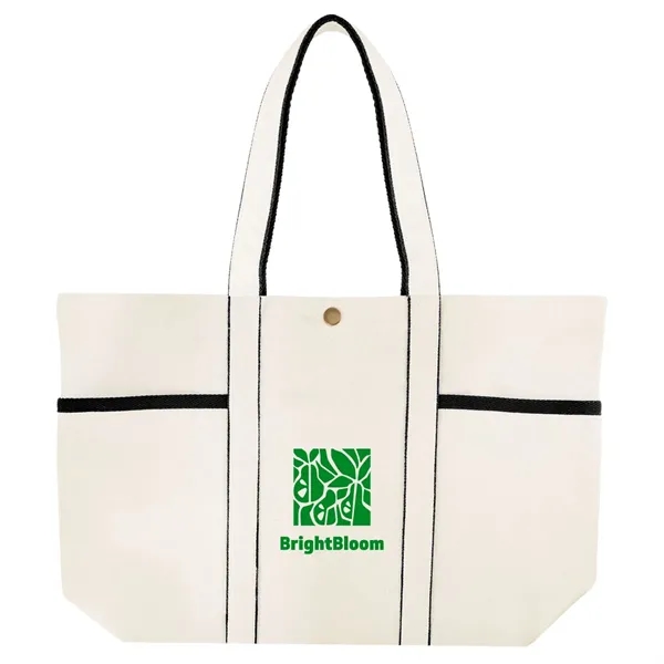 Aware™ 10 Oz. Recycled Cotton Canvas Tote Bag - Aware™ 10 Oz. Recycled Cotton Canvas Tote Bag - Image 3 of 3