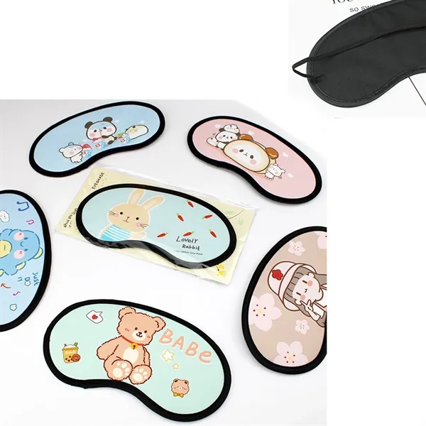 Custom Adjustable Sleep Eye Mask - Custom Adjustable Sleep Eye Mask - Image 1 of 2