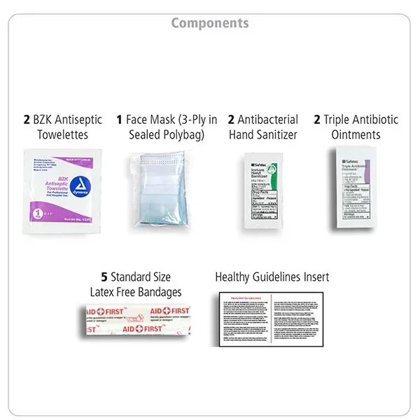 Bixby Plus San 13 Piece First Aid Protection Pack in Zipper - Bixby Plus San 13 Piece First Aid Protection Pack in Zipper - Image 29 of 36