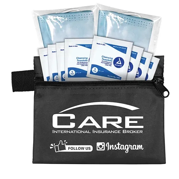 Titan Wipe it Down First Aid Travel Kit in Zippered Pouch - Titan Wipe it Down First Aid Travel Kit in Zippered Pouch - Image 1 of 24