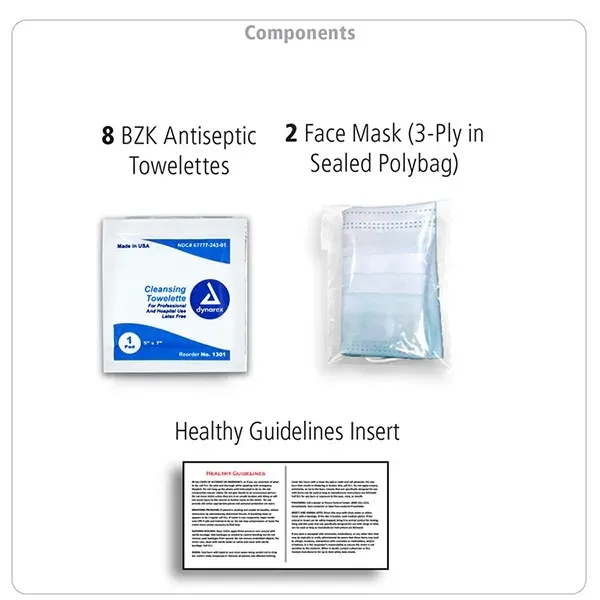 Titan Wipe it Down First Aid Travel Kit in Zippered Pouch - Titan Wipe it Down First Aid Travel Kit in Zippered Pouch - Image 22 of 24