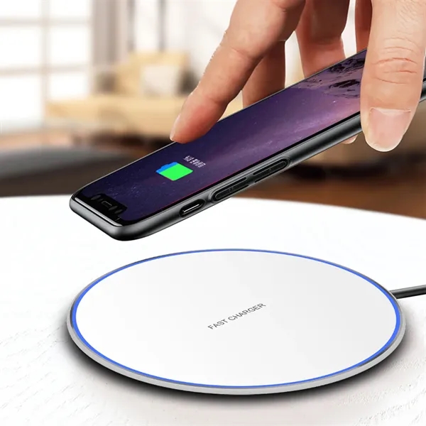 15W Round Desktop Wireless Charger - 15W Round Desktop Wireless Charger - Image 1 of 4