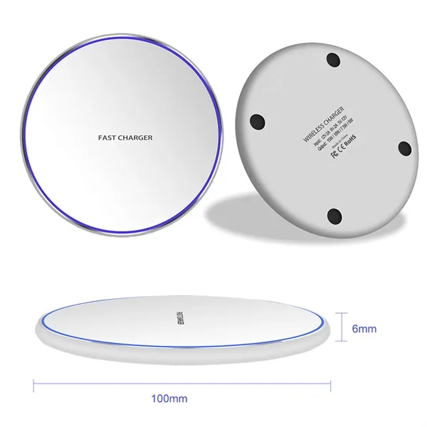 15W Round Desktop Wireless Charger - 15W Round Desktop Wireless Charger - Image 2 of 4