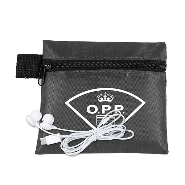 ZipTune - Mobile Tech Earbud Kit In Zipper Pouch - ZipTune - Mobile Tech Earbud Kit In Zipper Pouch - Image 2 of 23