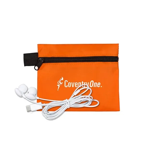 ZipTune - Mobile Tech Earbud Kit In Zipper Pouch - ZipTune - Mobile Tech Earbud Kit In Zipper Pouch - Image 5 of 23