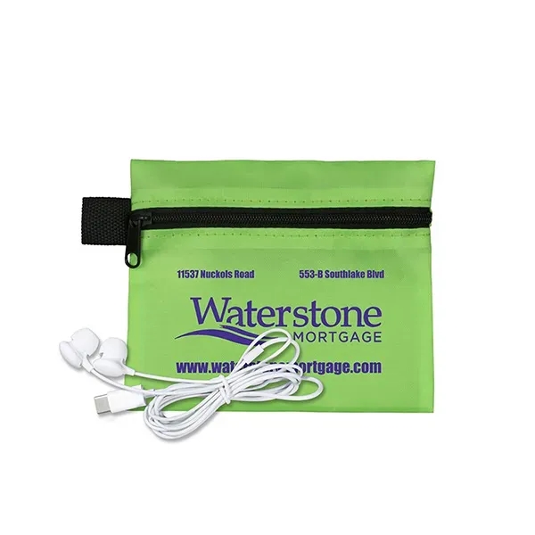 ZipTune - Mobile Tech Earbud Kit In Zipper Pouch - ZipTune - Mobile Tech Earbud Kit In Zipper Pouch - Image 6 of 23