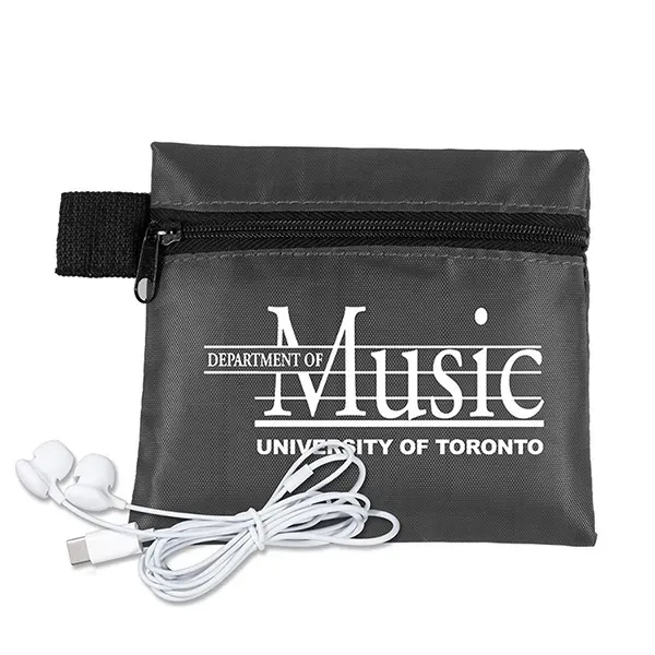 ZipTune - Mobile Tech Earbud Kit In Zipper Pouch - ZipTune - Mobile Tech Earbud Kit In Zipper Pouch - Image 8 of 23