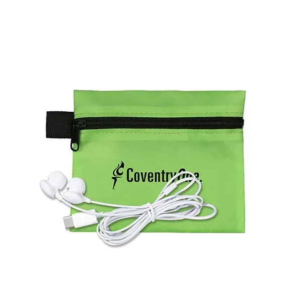 ZipTune - Mobile Tech Earbud Kit In Zipper Pouch - ZipTune - Mobile Tech Earbud Kit In Zipper Pouch - Image 10 of 23