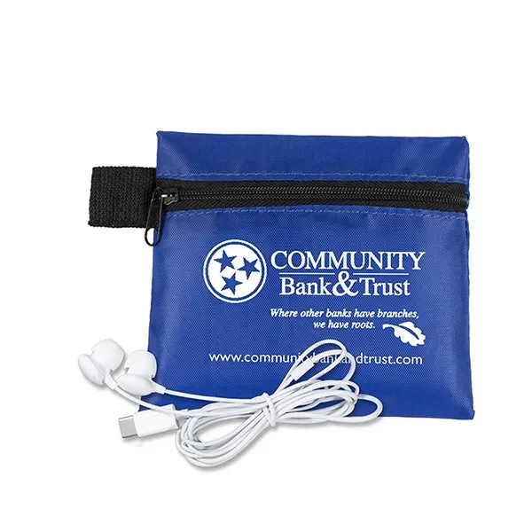ZipTune - Mobile Tech Earbud Kit In Zipper Pouch - ZipTune - Mobile Tech Earbud Kit In Zipper Pouch - Image 13 of 23