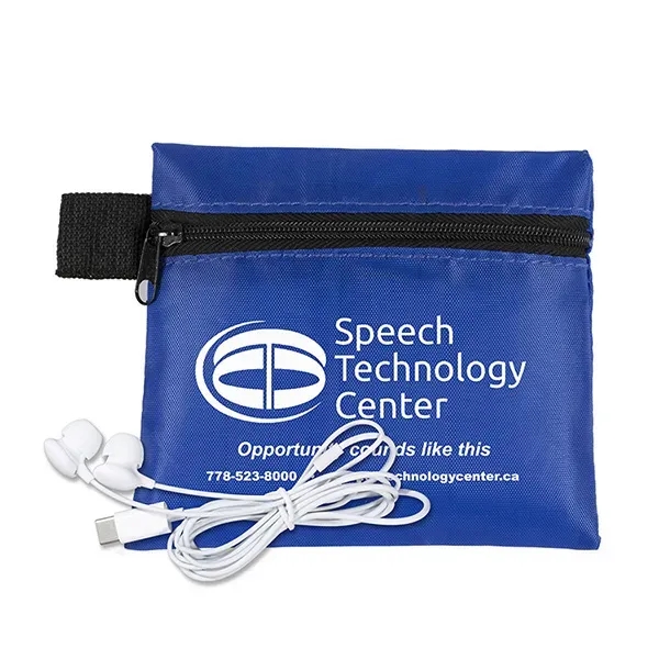 ZipTune - Mobile Tech Earbud Kit In Zipper Pouch - ZipTune - Mobile Tech Earbud Kit In Zipper Pouch - Image 14 of 23