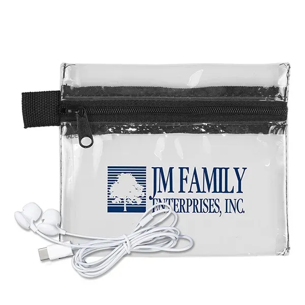 ZipTune - Mobile Tech Earbud Kit In Zipper Pouch - ZipTune - Mobile Tech Earbud Kit In Zipper Pouch - Image 15 of 23