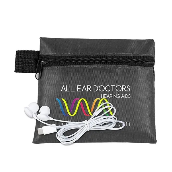 ZipTune - Mobile Tech Earbud Kit In Zipper Pouch - ZipTune - Mobile Tech Earbud Kit In Zipper Pouch - Image 16 of 23