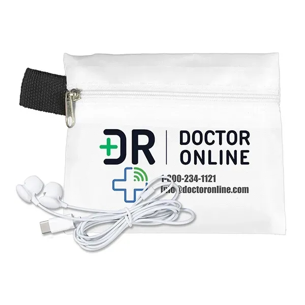 ZipTune - Mobile Tech Earbud Kit In Zipper Pouch - ZipTune - Mobile Tech Earbud Kit In Zipper Pouch - Image 21 of 23