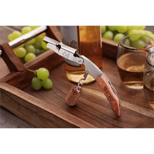 Rosewood Double Hinged Waiter's Corkscrew - Rosewood Double Hinged Waiter's Corkscrew - Image 2 of 2