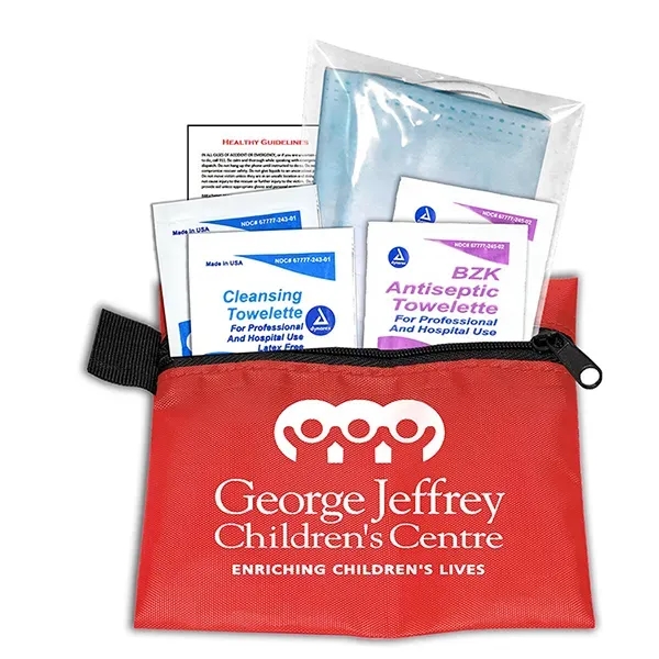 Custom EUROPA 5 Piece First Aid Antiseptic and Protective Kit