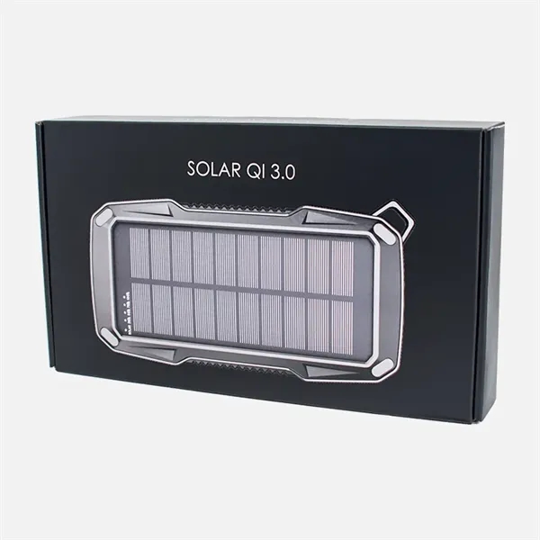 Solar Qi 3.0 - 10,000 mAh Eco-Friendly Power Bank - Solar Qi 3.0 - 10,000 mAh Eco-Friendly Power Bank - Image 4 of 5