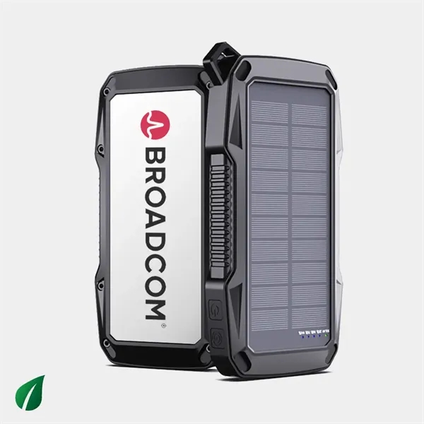 Solar Qi 3.0 - 10,000 mAh Eco-Friendly Power Bank - Solar Qi 3.0 - 10,000 mAh Eco-Friendly Power Bank - Image 0 of 5