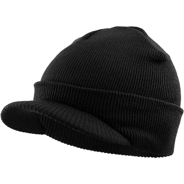 Solid Visor Beanie - Solid Visor Beanie - Image 1 of 20