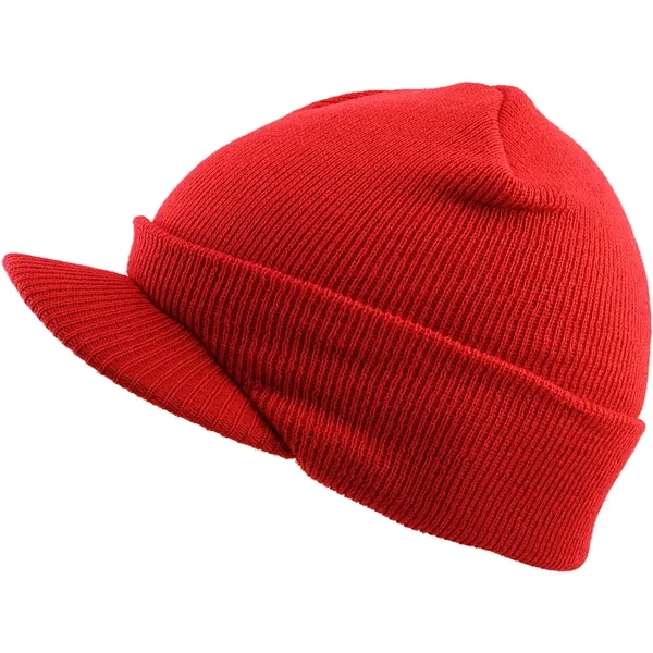 Solid Visor Beanie - Solid Visor Beanie - Image 17 of 20