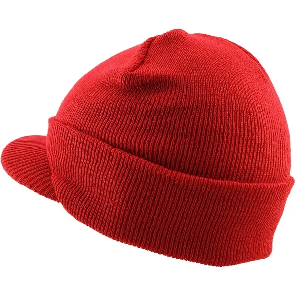 Solid Visor Beanie - Solid Visor Beanie - Image 18 of 20