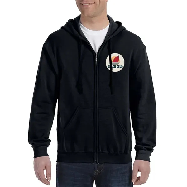 Gildan® Adult Full Zip Hooded Sweatshirt - Gildan® Adult Full Zip Hooded Sweatshirt - Image 3 of 19