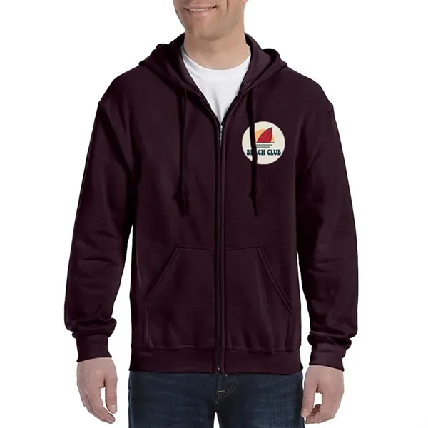 Gildan® Adult Full Zip Hooded Sweatshirt - Gildan® Adult Full Zip Hooded Sweatshirt - Image 6 of 19